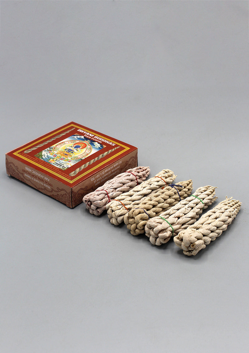 Five Dhyani Buddhas Rope Incense