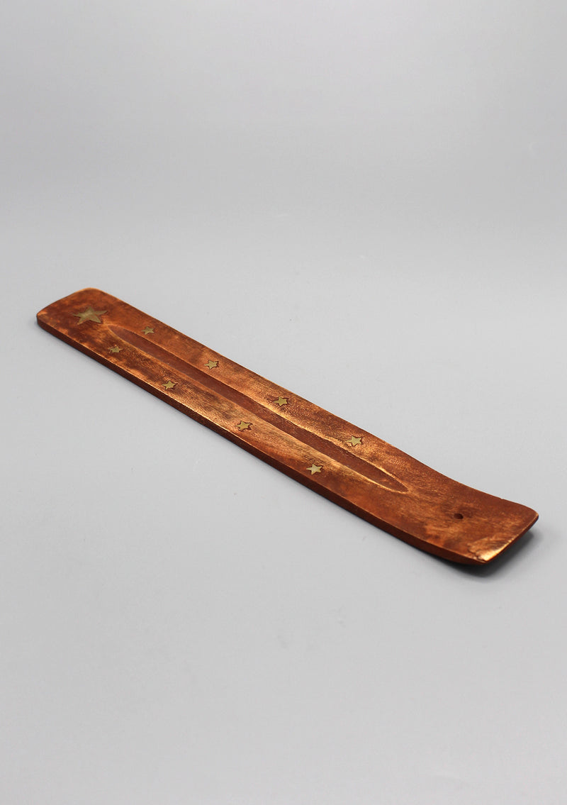Hand Painted Star Wooden Incense Burner