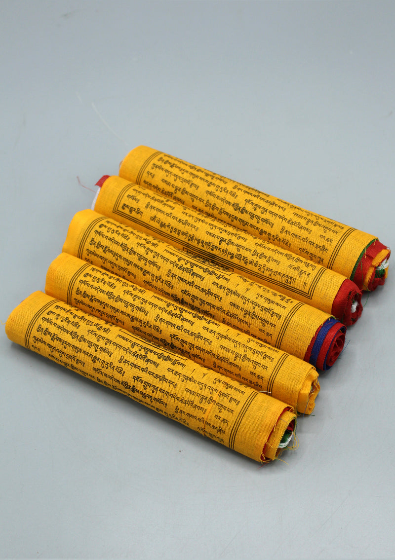 Mixed Deities Five Roll  Tibetan Cotton Prayer Flags