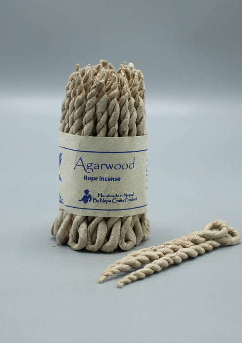 NepaCrafts Handmade Agarwood Herbal Rope Incense