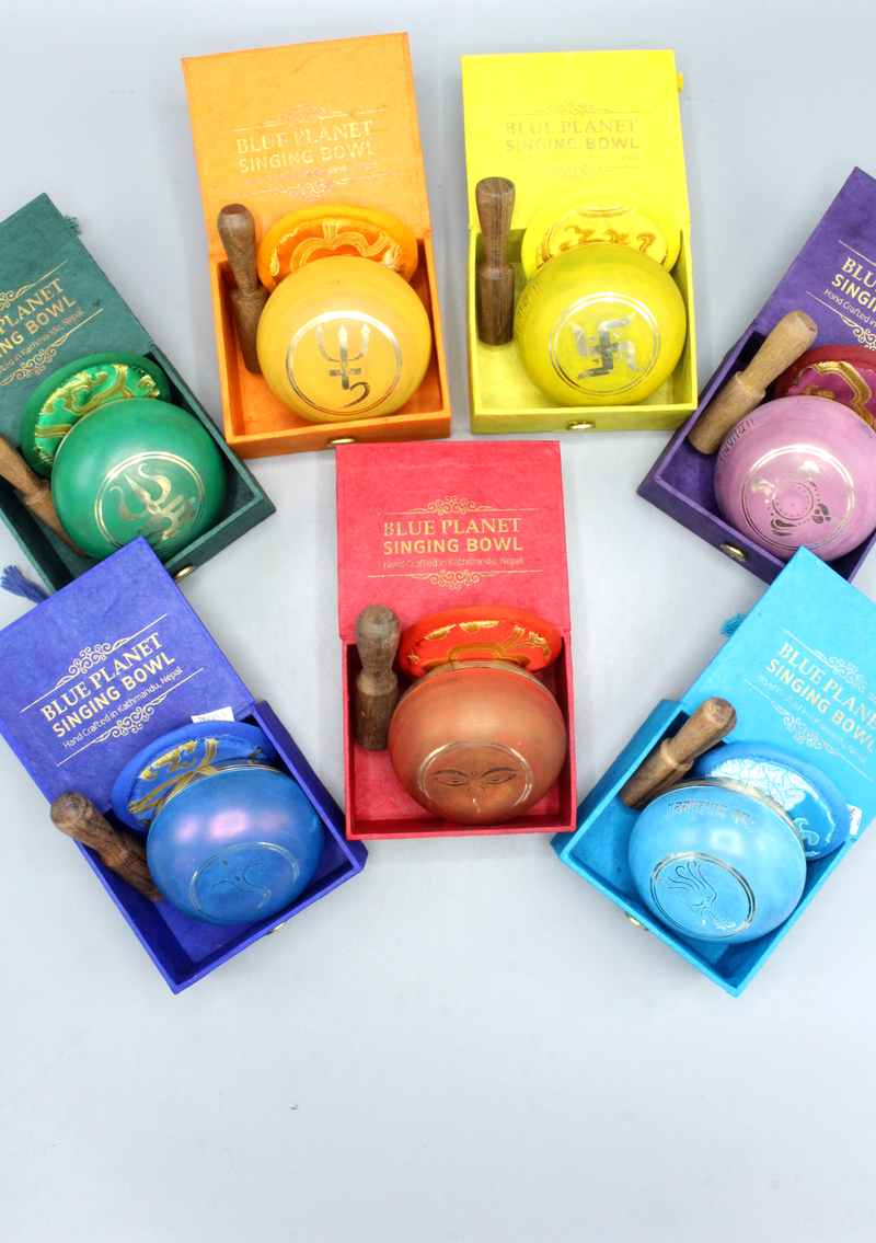 Blue Planet Singing Bowls Gift Box Set