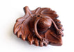 Handmade Terracotta Frog on a Leaf Incense Burner - nepacrafts