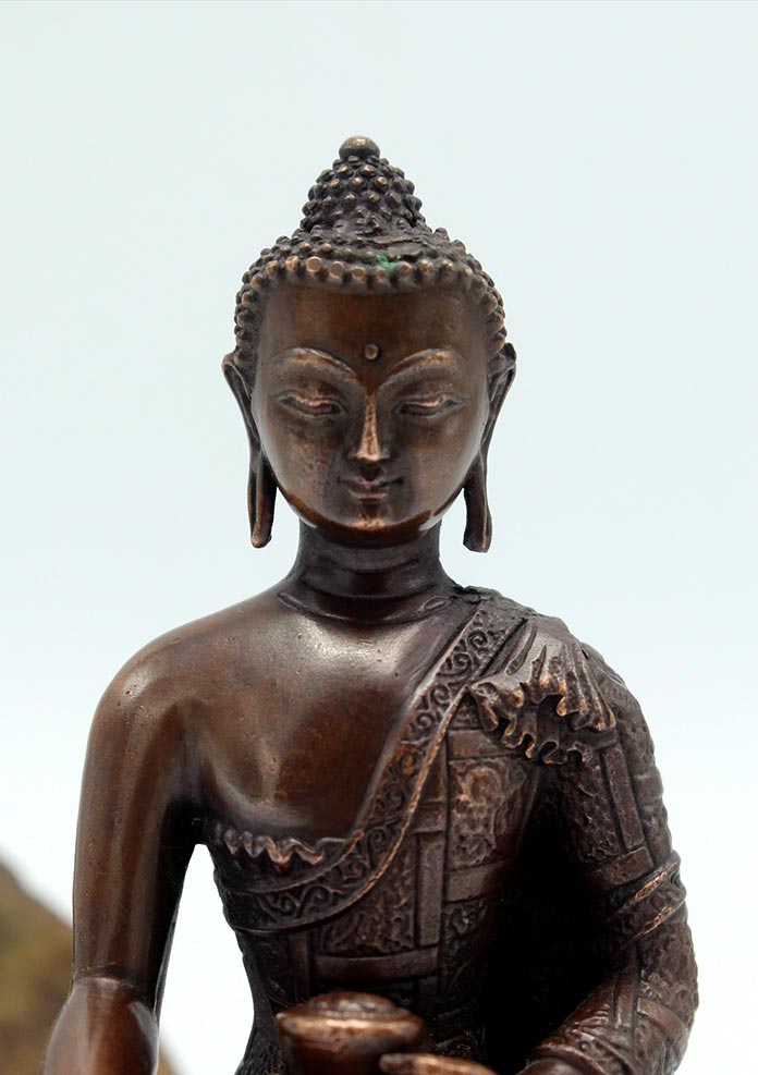 Copper Shakyamuni Statue 4 Inch