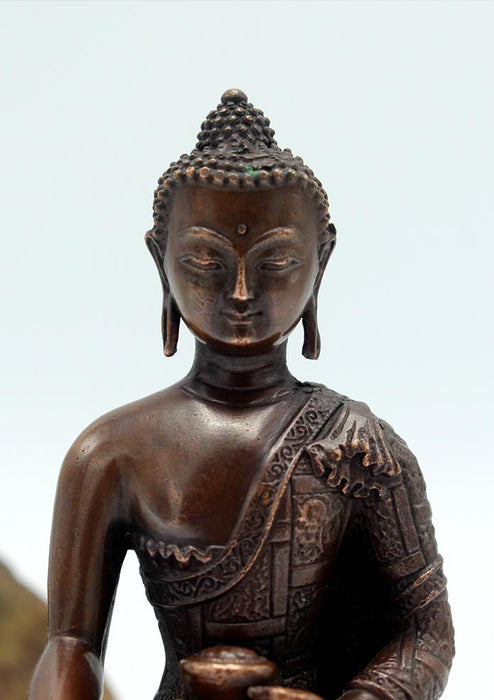 Copper Shakyamuni Statue 4 Inch