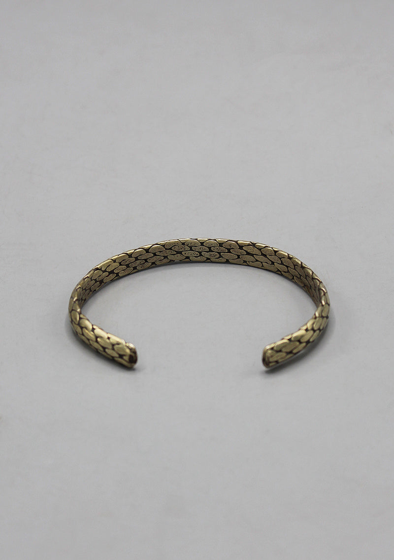 Snake Scale Pattern Thin Bangles