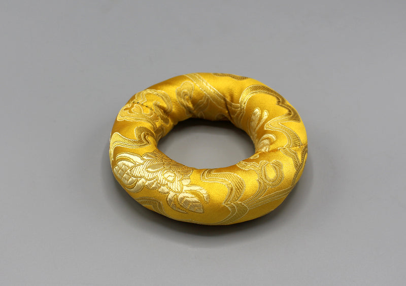 Brocade Singing Bowl Ring Cushion - nepacrafts