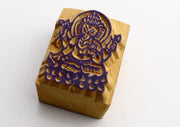 Lord Ganesha Mini Wooden Block Print - nepacrafts