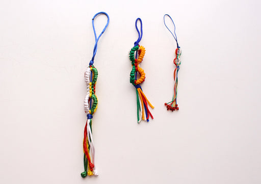 Colorful Braided Dorjee Car Hanging Amulet - nepacrafts
