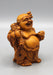Brown Laughing Buddha with Sack Resin Statue - nepacrafts