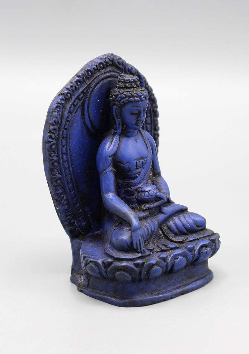 Resin Shakyamuni Buddha Statue with Parwa