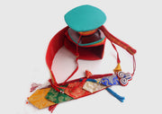 Hand Painted Ritual Wooden Chod Drum Damaru - nepacrafts