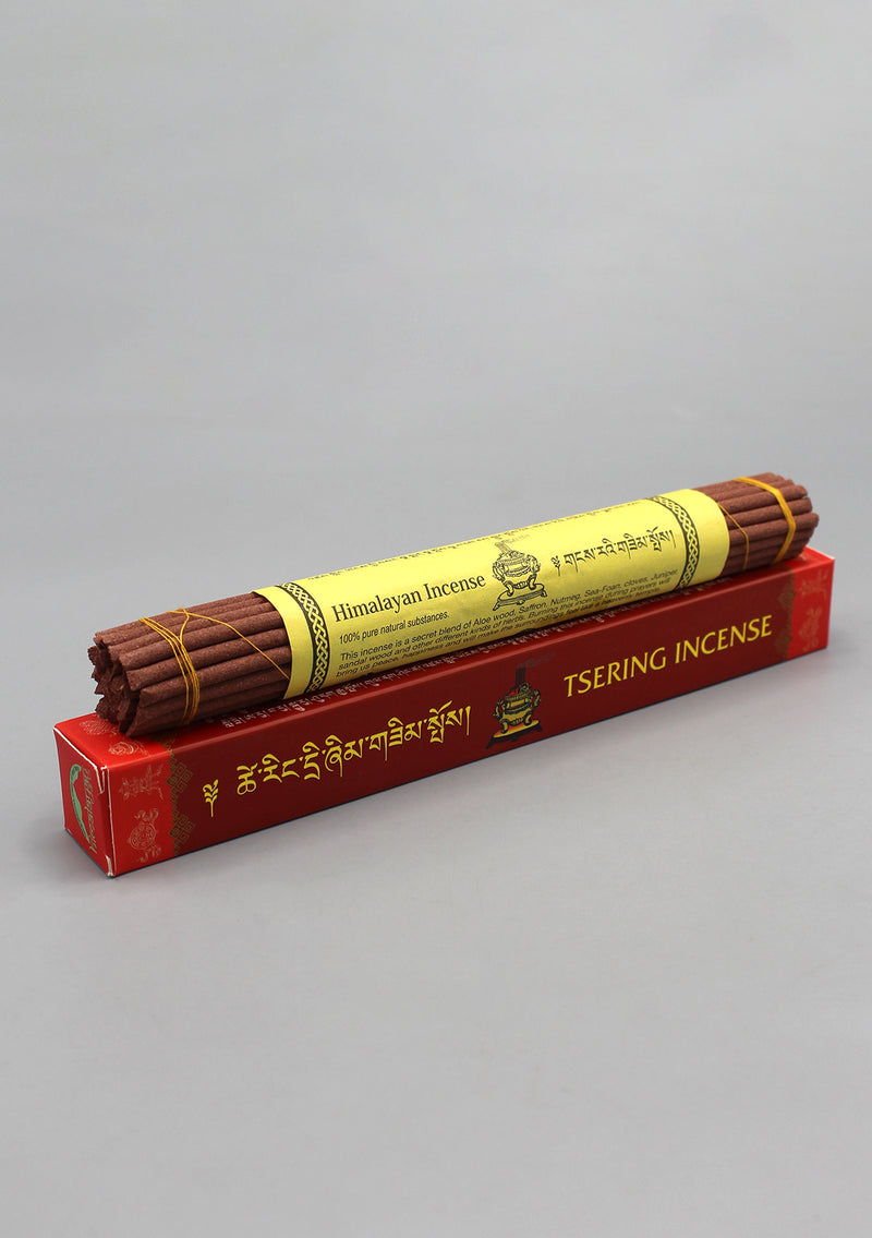 Himalayan Tsering Incense in Red Cover