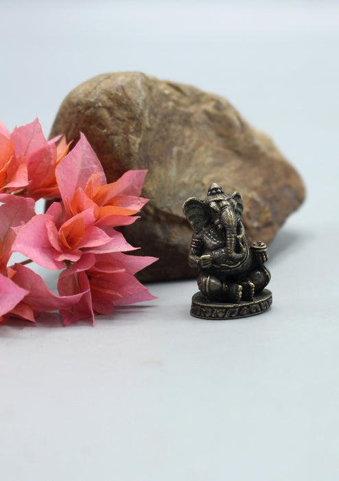 Ganesha Mini Brass Statue