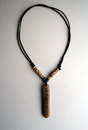 Unique Om Mani Bone Necklace - nepacrafts