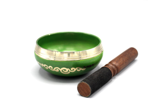 Heart Chakra Painted Singing Bowl - nepacrafts