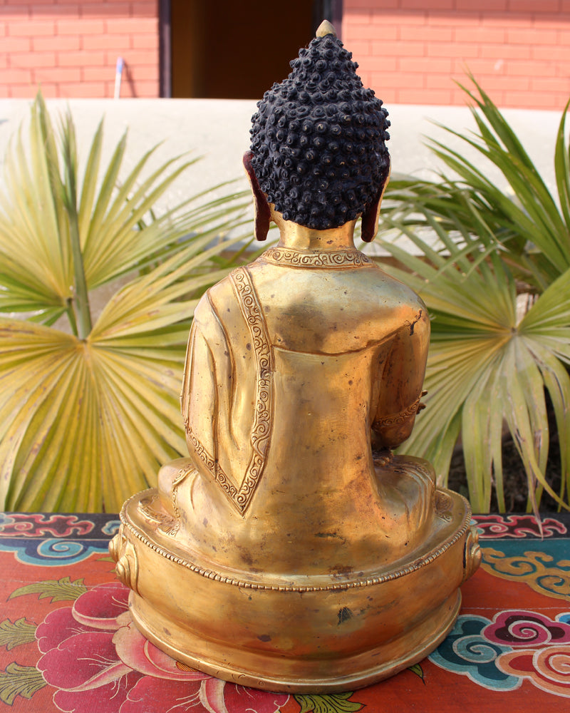 One of a Kind 13 Inch Healing Buddha Statue BST307 - nepacrafts