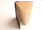 Purple and Green Floral Printed Lokta Paper Journal Book - nepacrafts