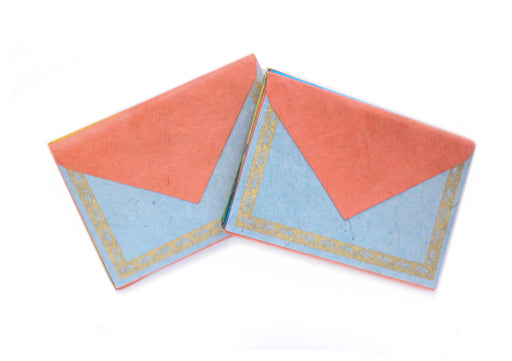 Set of 10 Colorful Mini Paper Envelop Gift Crafts - nepacrafts