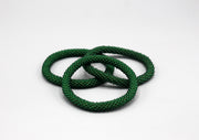 Dark Green Roll on Bracelet - nepacrafts