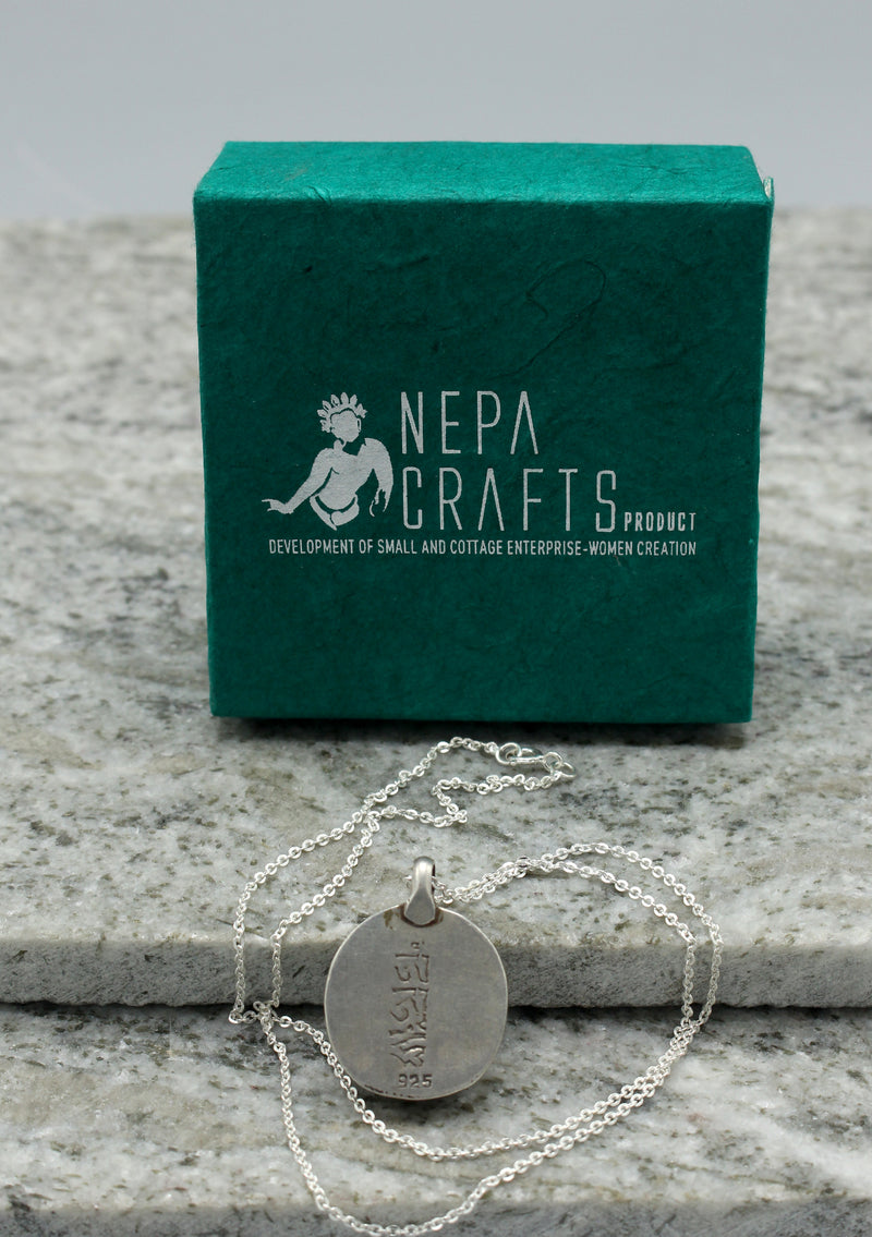 Hindu Lord Ganesha Sterling Silver 925 Pendant