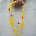 Beautiful Bright Yellow Glass beads Prayer Mala - nepacrafts