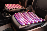 Purple Felt Balls Square Yoga Meditation Mat - nepacrafts