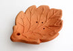Leaf Shaped Handmade Clay Incense Burner - nepacrafts
