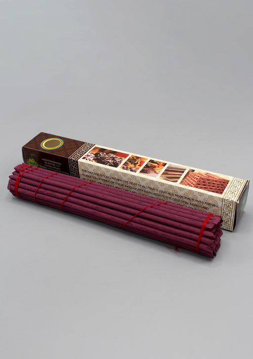 Red Box Evening Bhutanese Nado Poizokhang Incense - nepacrafts