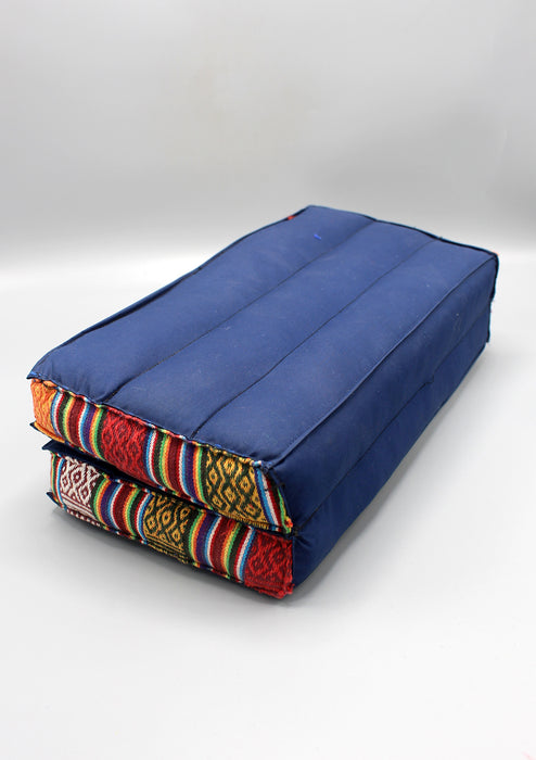 Blue Foldable Large Mediation and Yoga Cushion