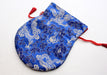 Colorful Silk Brocade Drawstring Mala Bag - nepacrafts