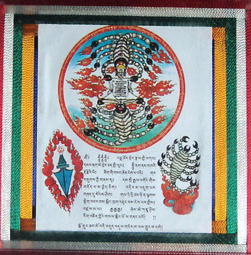 Goh Sung Large Door Protector Mantra Amulet - nepacrafts