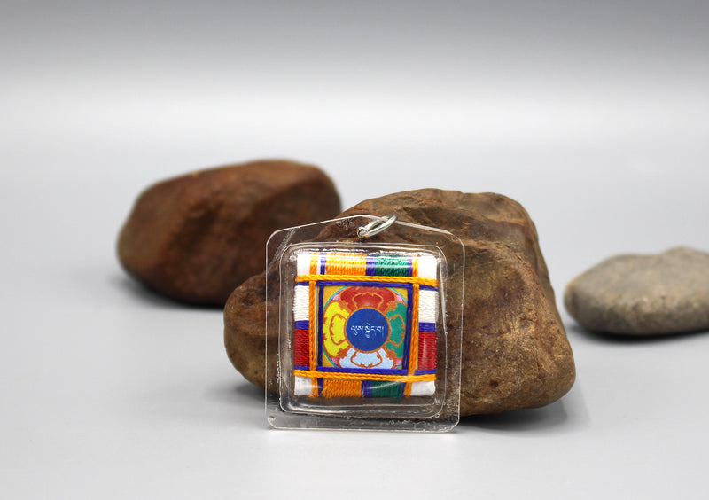 Double Dorjee Khunthup Tibetan Sunkhor Amulet - nepacrafts