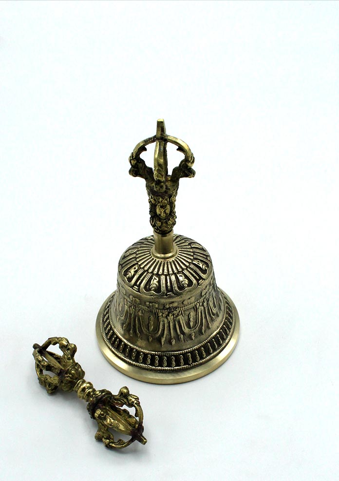 Bell and Dorjee Set Buddhist Ritual Item