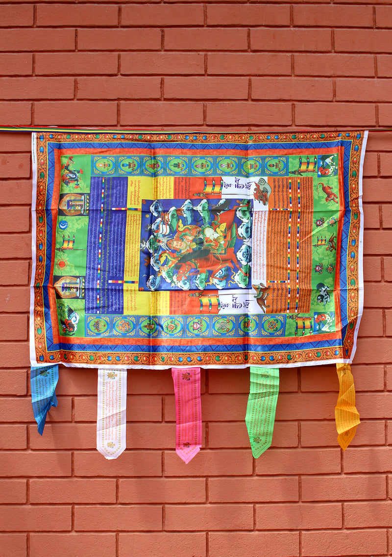 Ling Gesar Silk Banner Prayer Flags