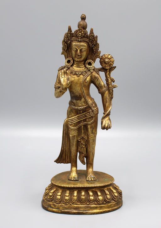 Antique Padmapani Avalokiteshvara Statue - nepacrafts