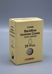 Jasmine Spiritual Aroma Back Flow Cone Incense - nepacrafts
