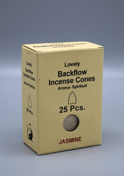 Jasmine Spiritual Aroma Back Flow Cone Incense - nepacrafts