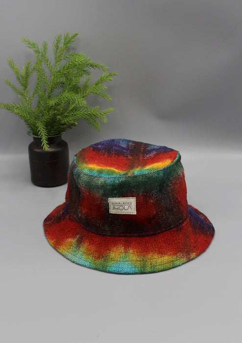 Eco Friendly Rainbow Hemp Hat