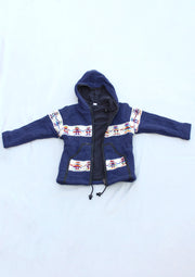 Hand Knitted Pure Woolen Children's Cardigan Sweater - nepacrafts