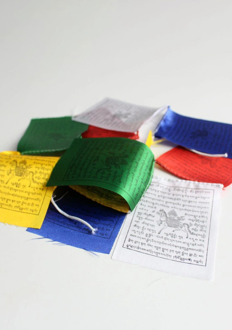 Baby Polyester Silk Windhorse Prayer Flags