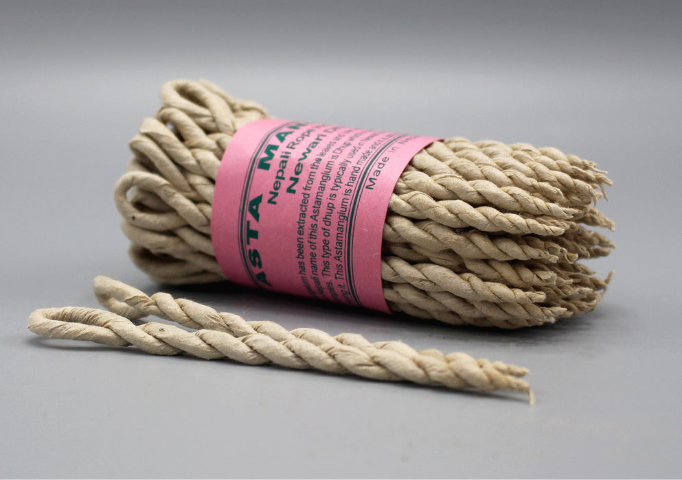 Asta Mangal Auspicious Rope Incense - nepacrafts