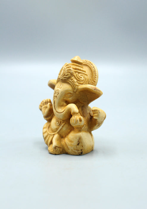 Resin Mini Ganesha  Statue 2.5" H