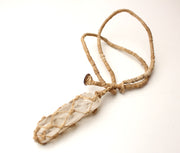 Clear Crystal Pointed Stone Pendant Necklace - nepacrafts