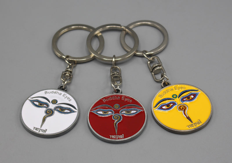 Buddha Eyes Nepal Keychain - nepacrafts