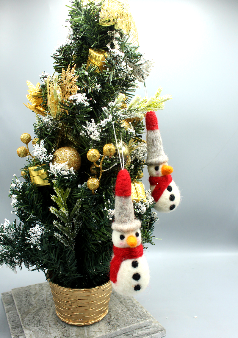 Felt Snowman Decoration Wall Hanging Decor