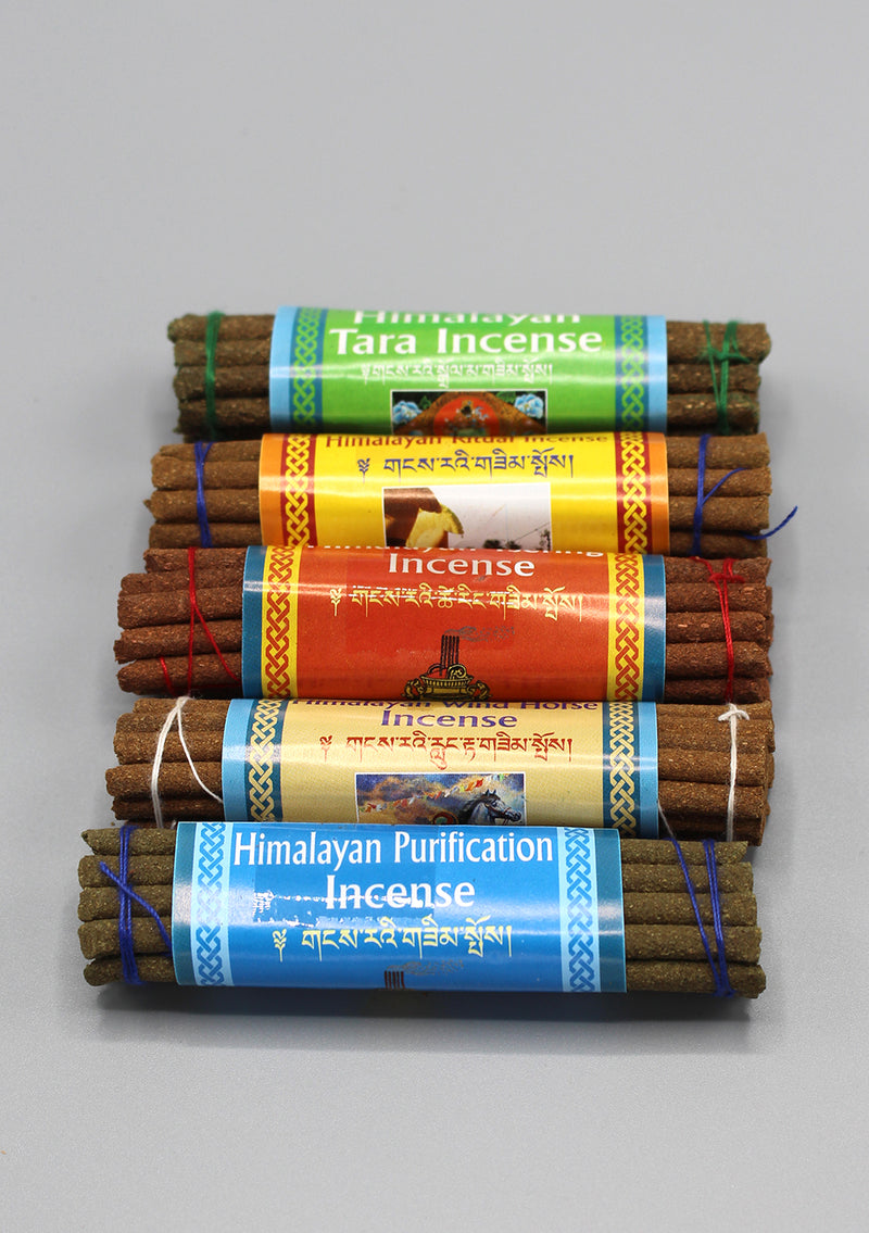 Set of Five  Tibetan Incense Sticks Gift Pack