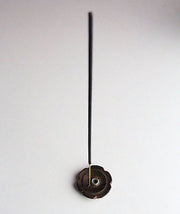 Small Round Wooden Incense Burner - nepacrafts
