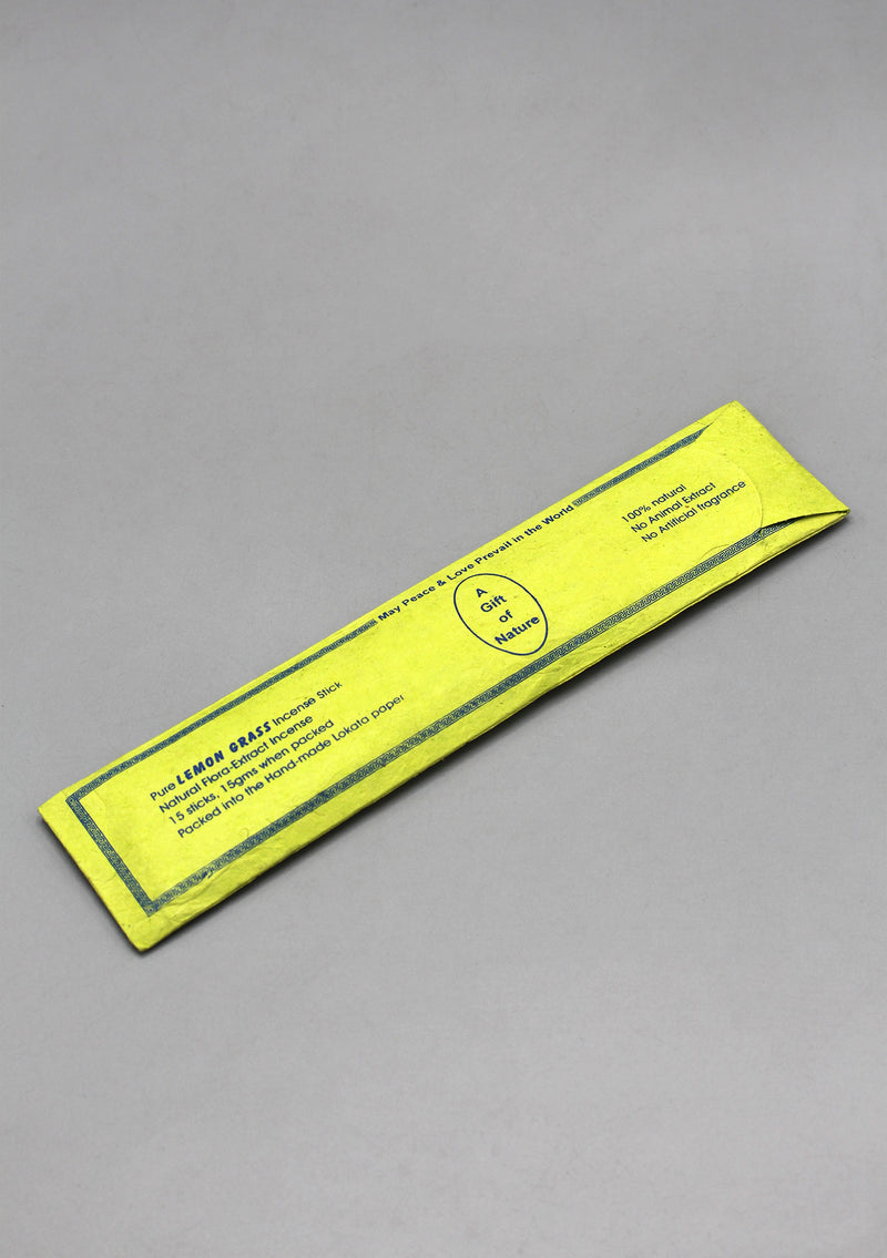 Lemon Grass Flora Incense Sticks Set of 10