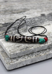 Tibetan Buddhist Three Eyes Tribal Dzi Beads - nepacrafts