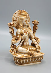 Hindu Goddess Laxmi Resin Statue - nepacrafts